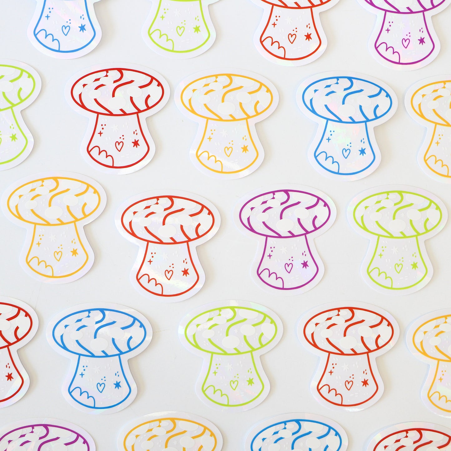 Mycelia Rainbow Maker Window Stickers