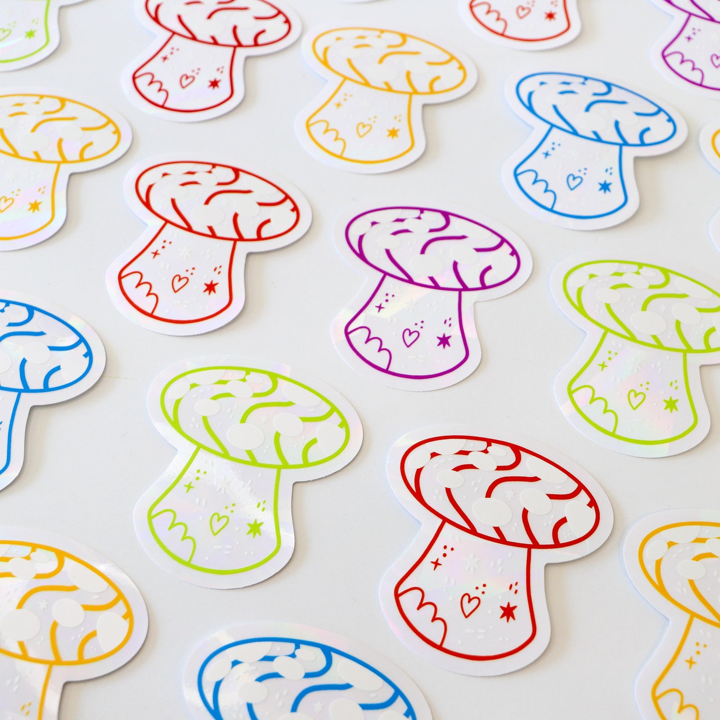 Mycelia Rainbow Maker Window Stickers