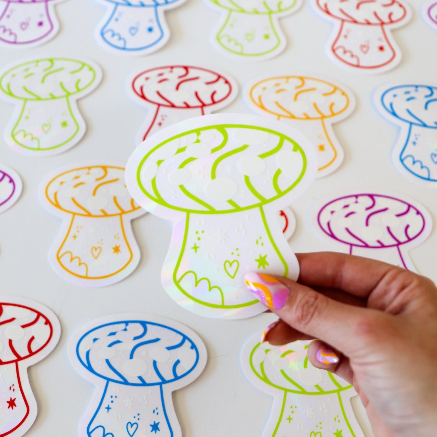 Mycelia Rainbow Maker Window Stickers