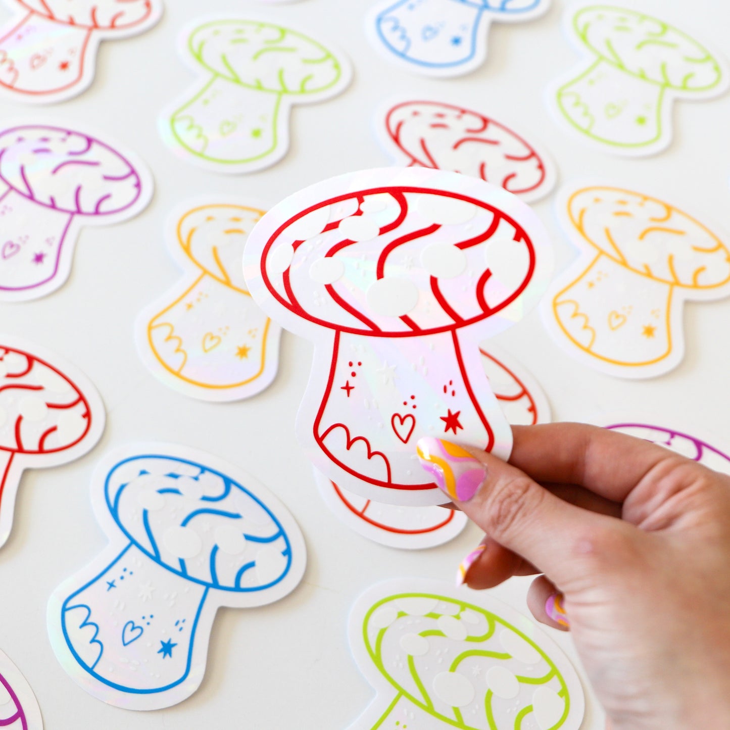 Mycelia Rainbow Maker Window Stickers