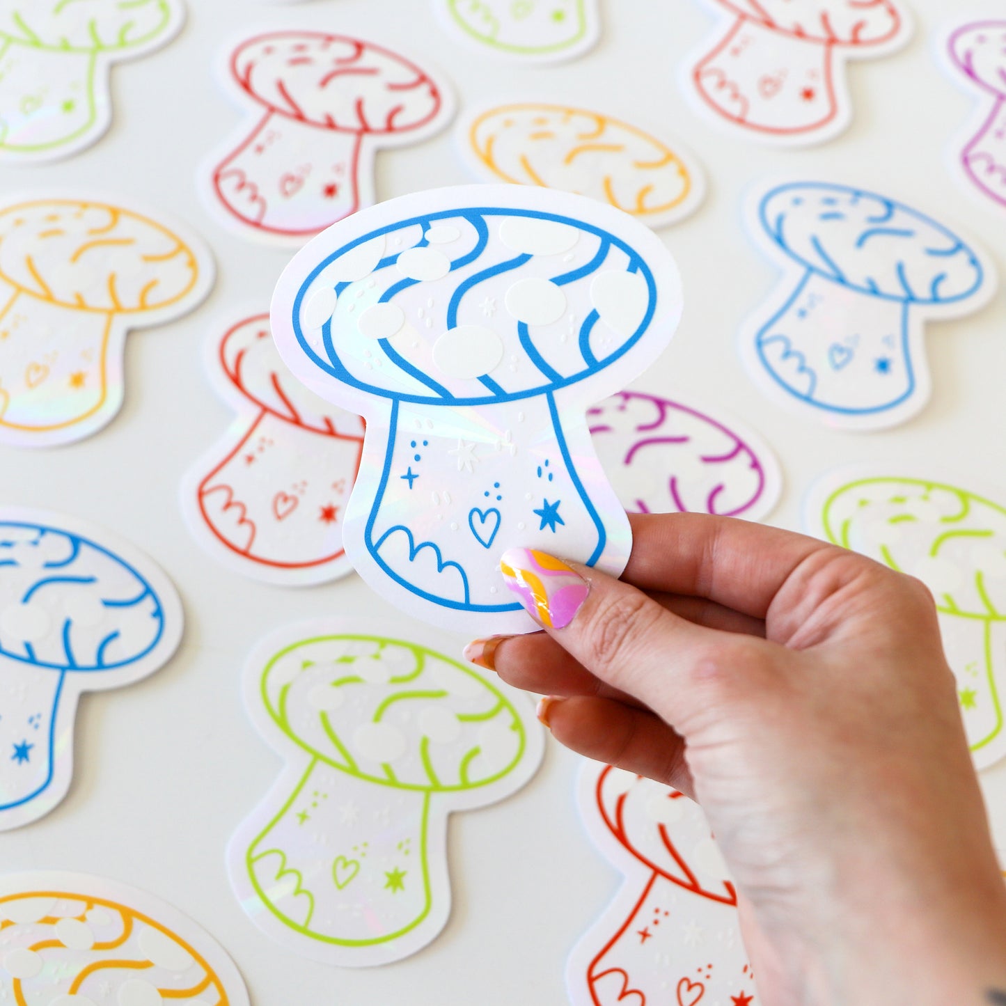 Mycelia Rainbow Maker Window Stickers