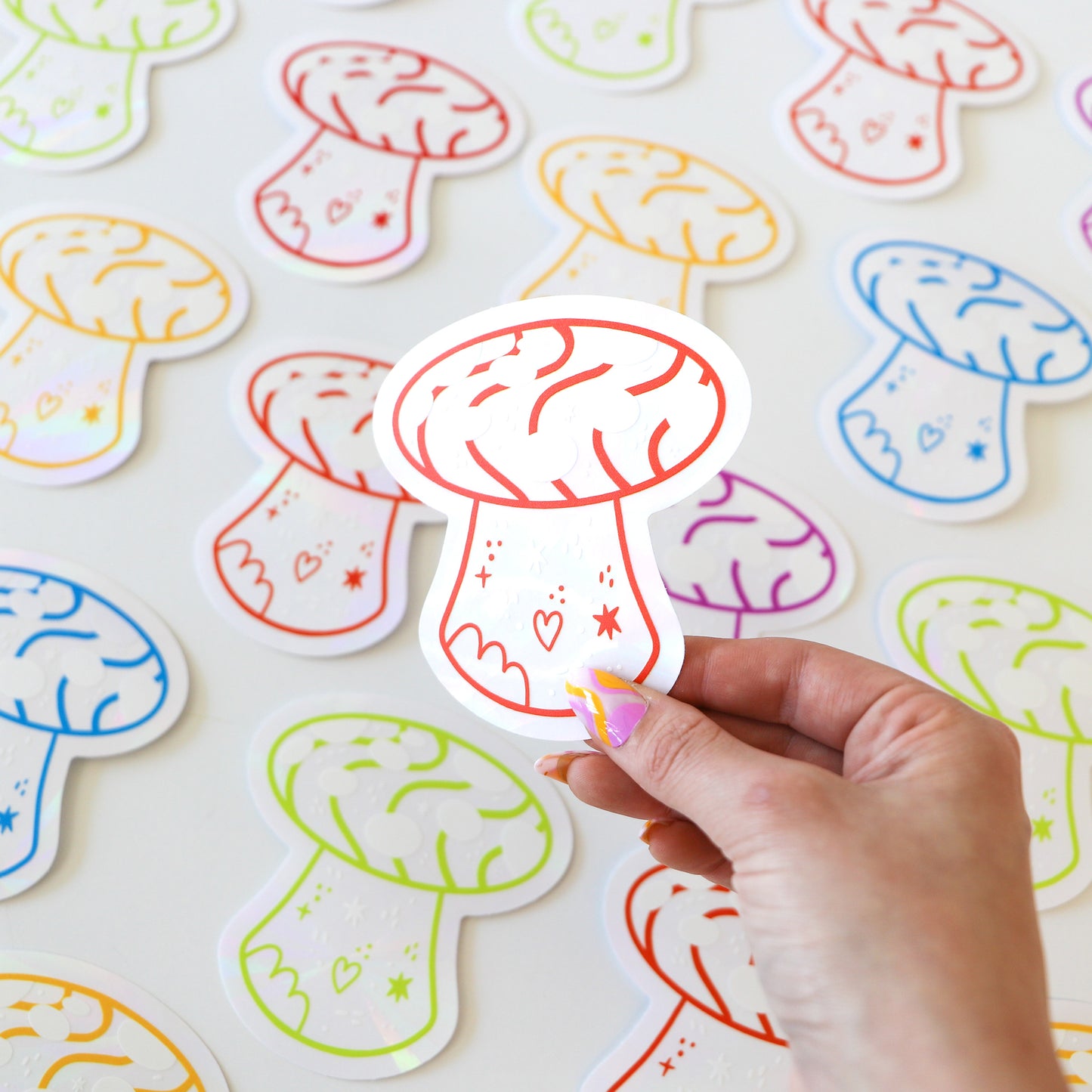Mycelia Rainbow Maker Window Stickers