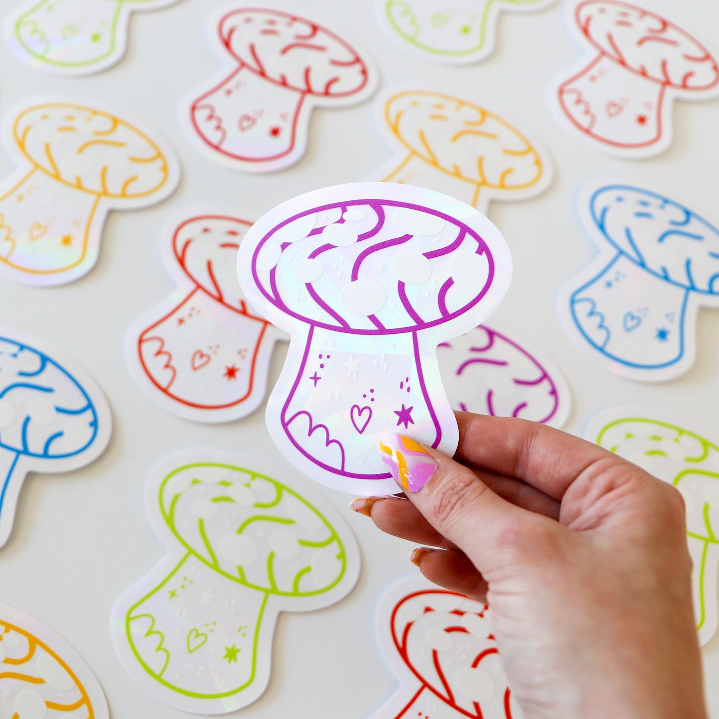 Mycelia Rainbow Maker Window Stickers