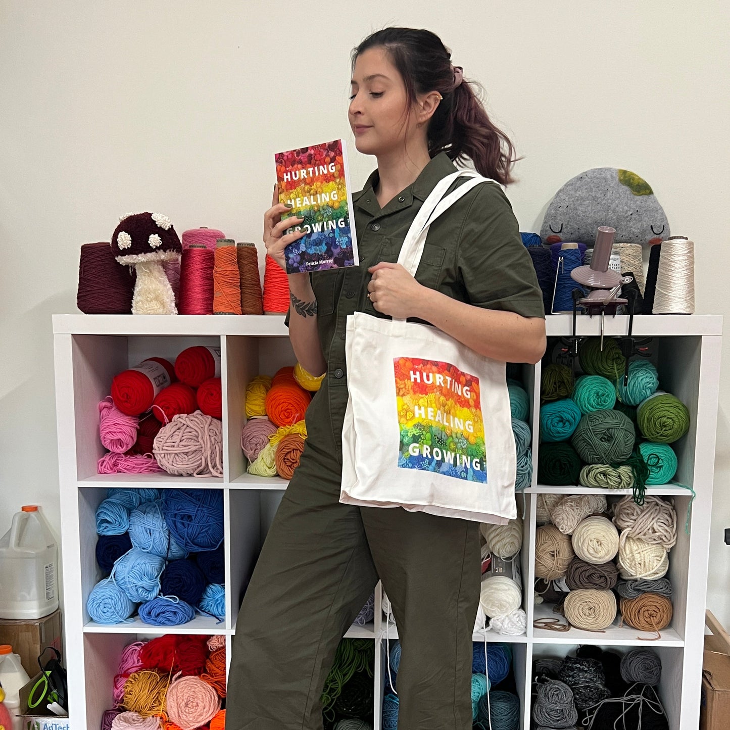 Tote Bag: Hurting, Healing, Growing