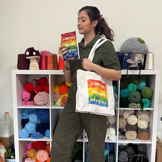 Tote Bag: Hurting, Healing, Growing