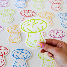 Load image into Gallery viewer, Mycelia Rainbow Maker Window Stickers
