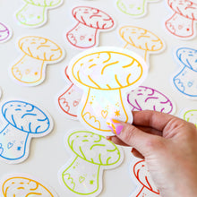 Load image into Gallery viewer, Mycelia Rainbow Maker Window Stickers
