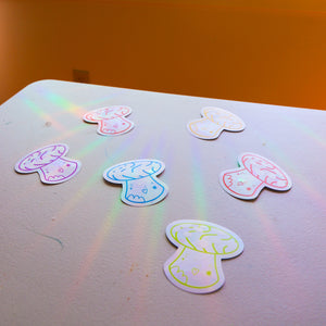 Mycelia Rainbow Maker Window Stickers