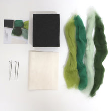 Load image into Gallery viewer, Fantastic Felting - Needle Felted Seascapes Kit - GREENS
